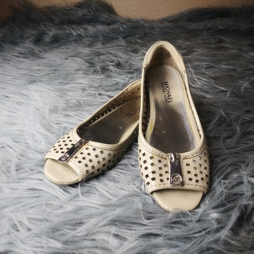 MICHAEL Michael Kors Open Toe Flats